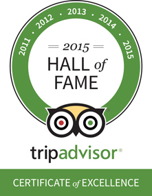 TripAdvisor Hall of Fame 2015