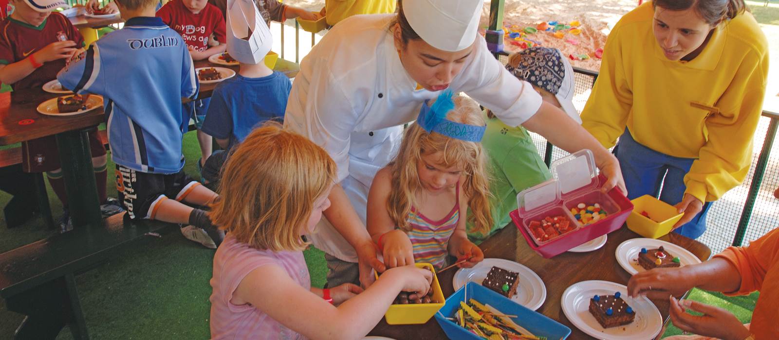 Cake Toppings at the Kangaroo Kids Club at Penina Hotel and Golf Resort