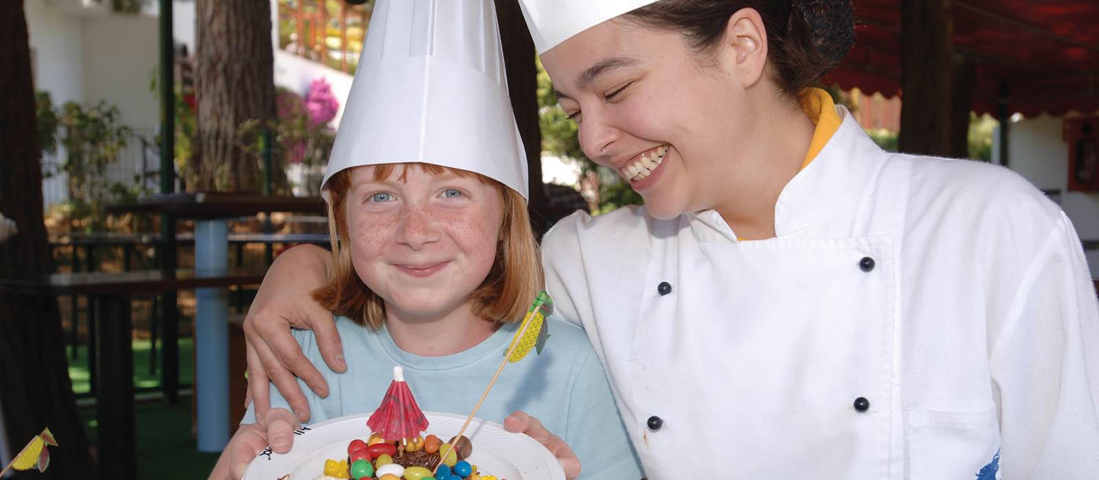 Chef and Child at the Kangaroo Kids Club at Penina Hotel and Golf Resort
