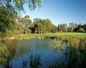 Water on the Sir Henry Cotton Championship Course at Penina Hotel and Golf Resort