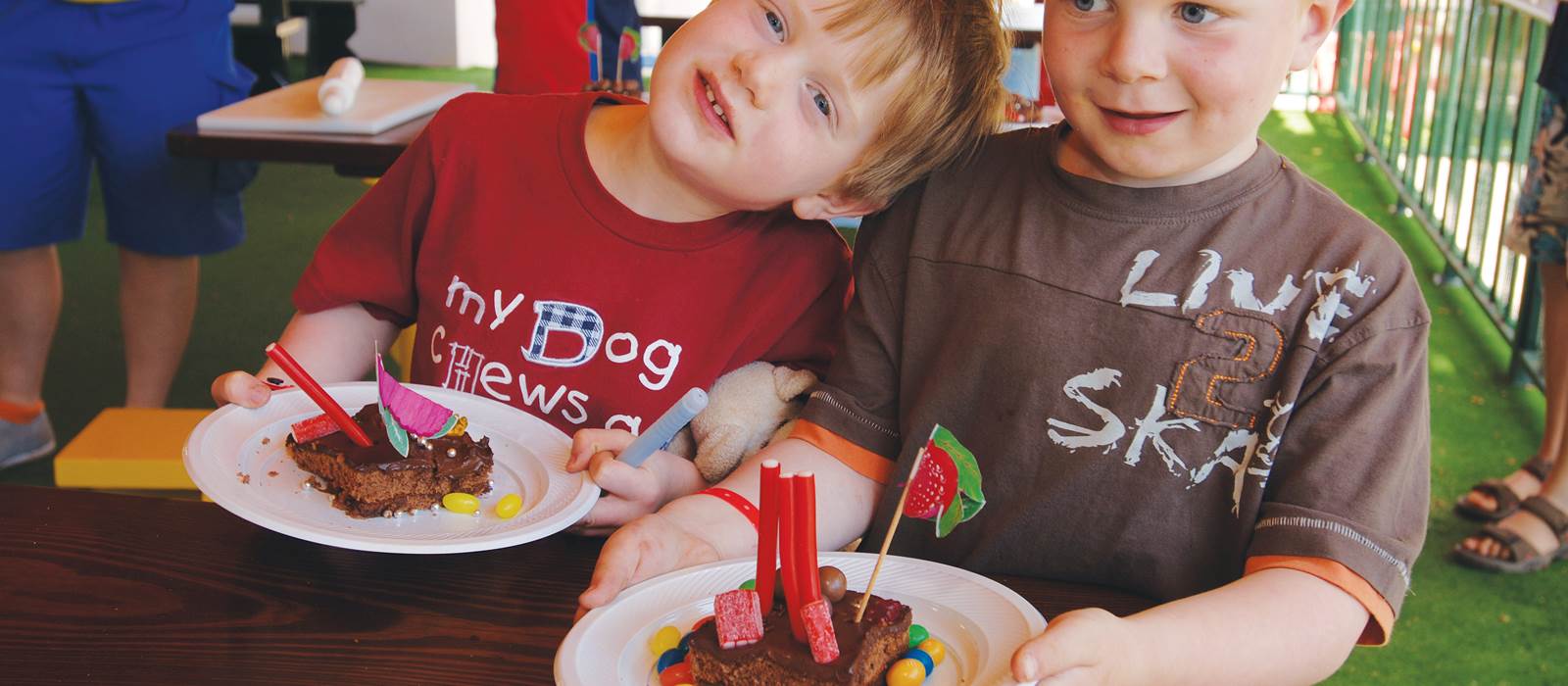 Friends at the Kangaroo Kids Club at Penina Hotel and Golf Resort