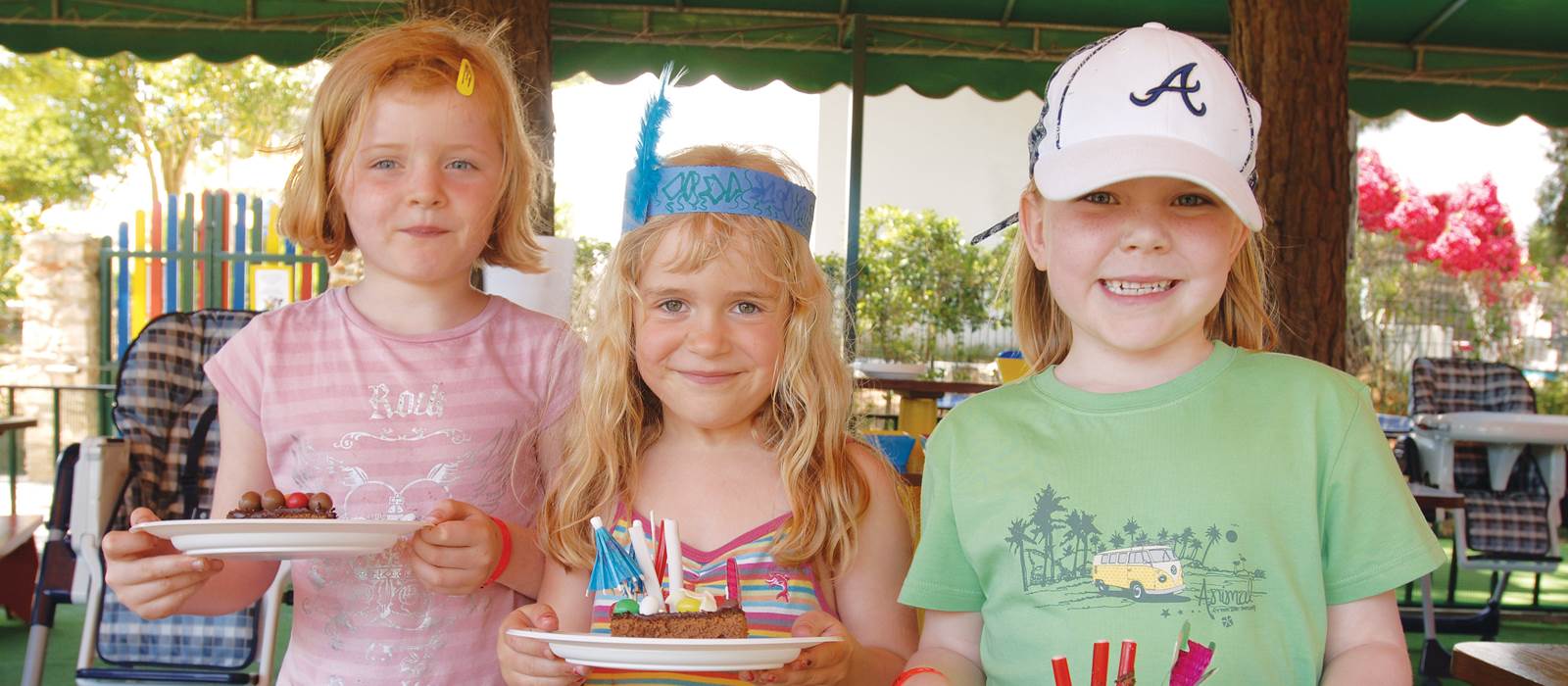 Three Friends at the Kangaroo Kids Club at Penina Hotel and Golf Resort