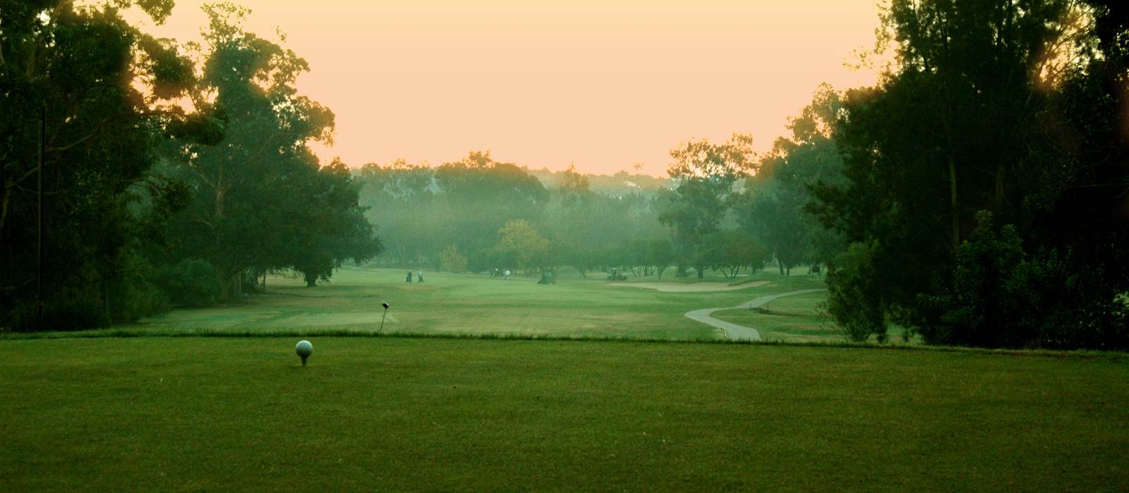 Sunset at the Sir Henry Cotton Championship Course at Penina Hotel and Golf Resort